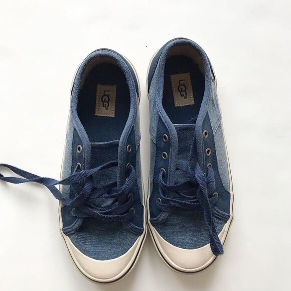 UGG blue sneakers EUC size 3 youth - Picture 3 of 7